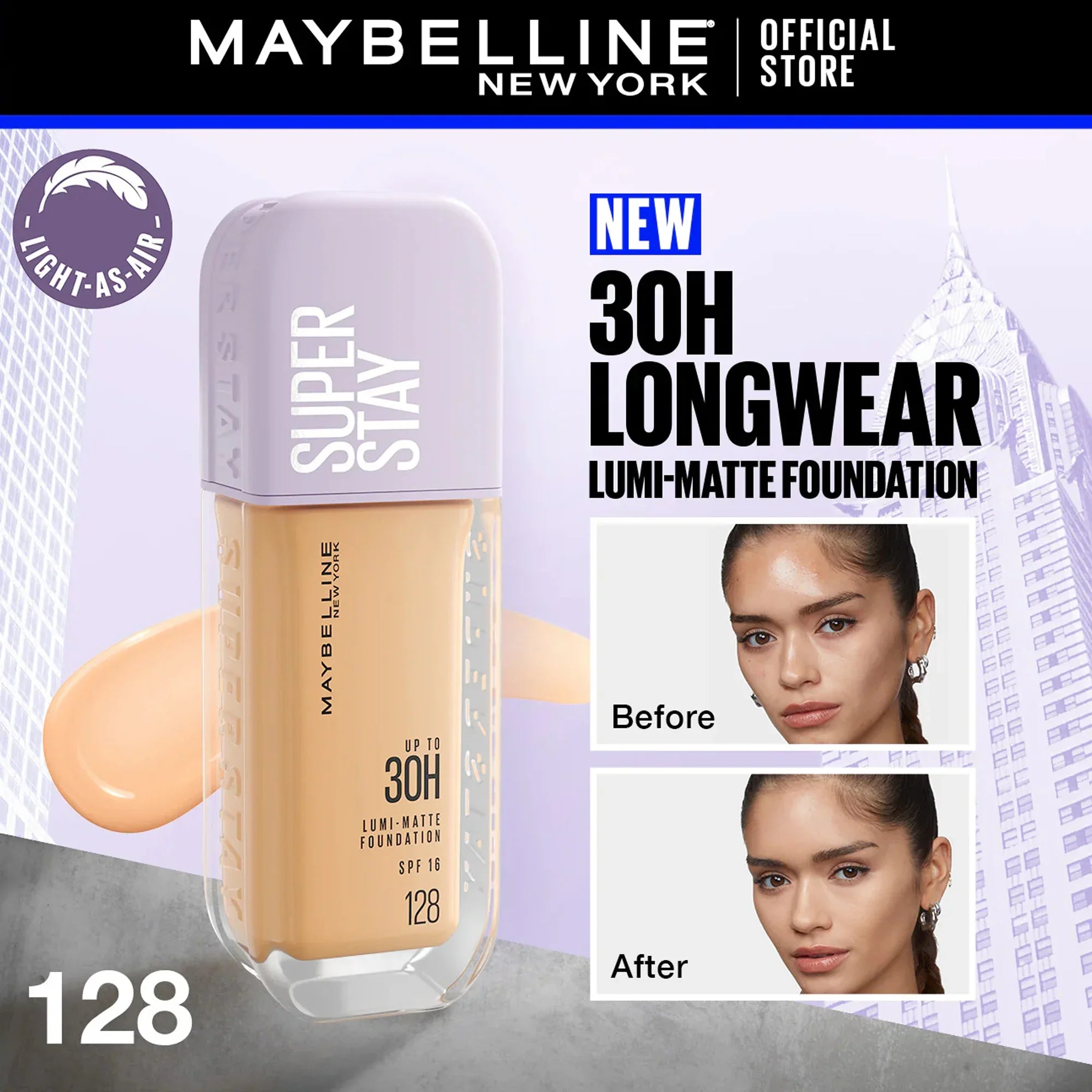 Maybelline Super Stay Upto 30H Lumi Matte Foundation 35ml