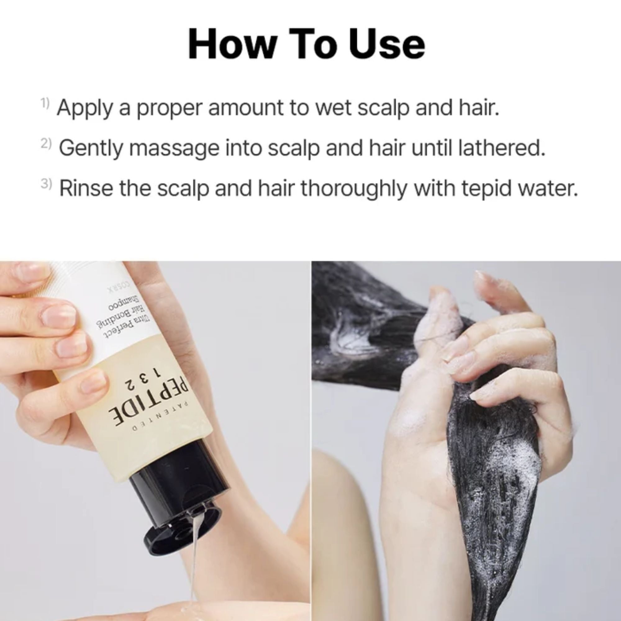 COSRX Peptide 132 Ultra Perfect Hair Bonding Shampoo 200ml