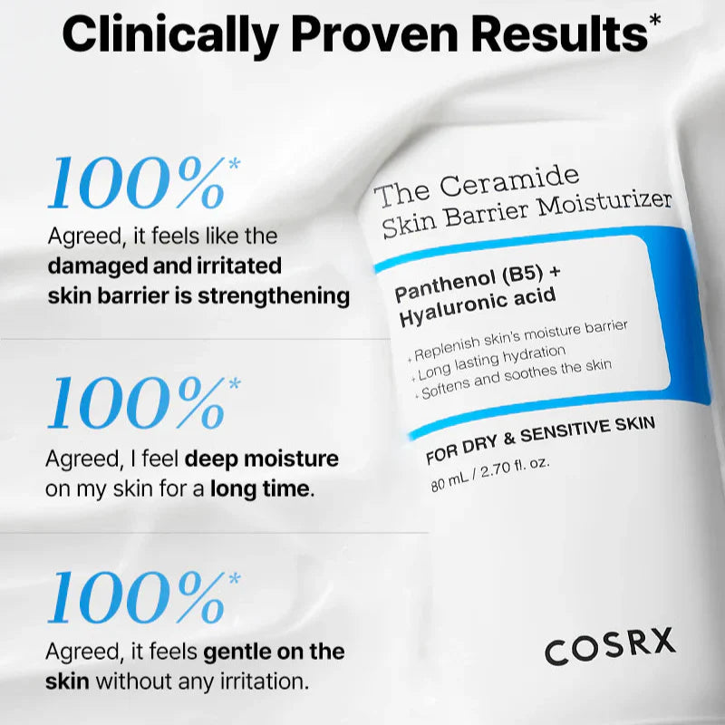 COSRX The Ceramide Skin Barrier Moisturizer For Dry & Sensitive Skin 80ml