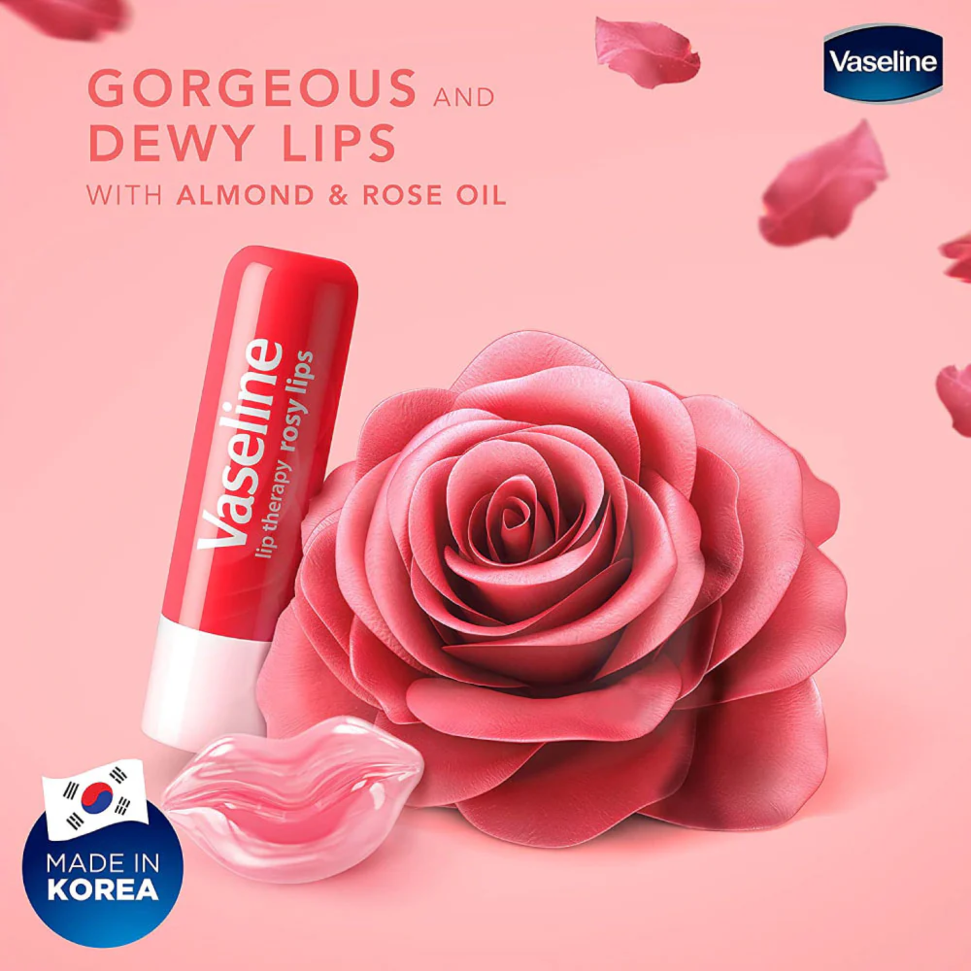 Vaseline Lip Therapy Korea Rosy Lips Stick 4.8gm