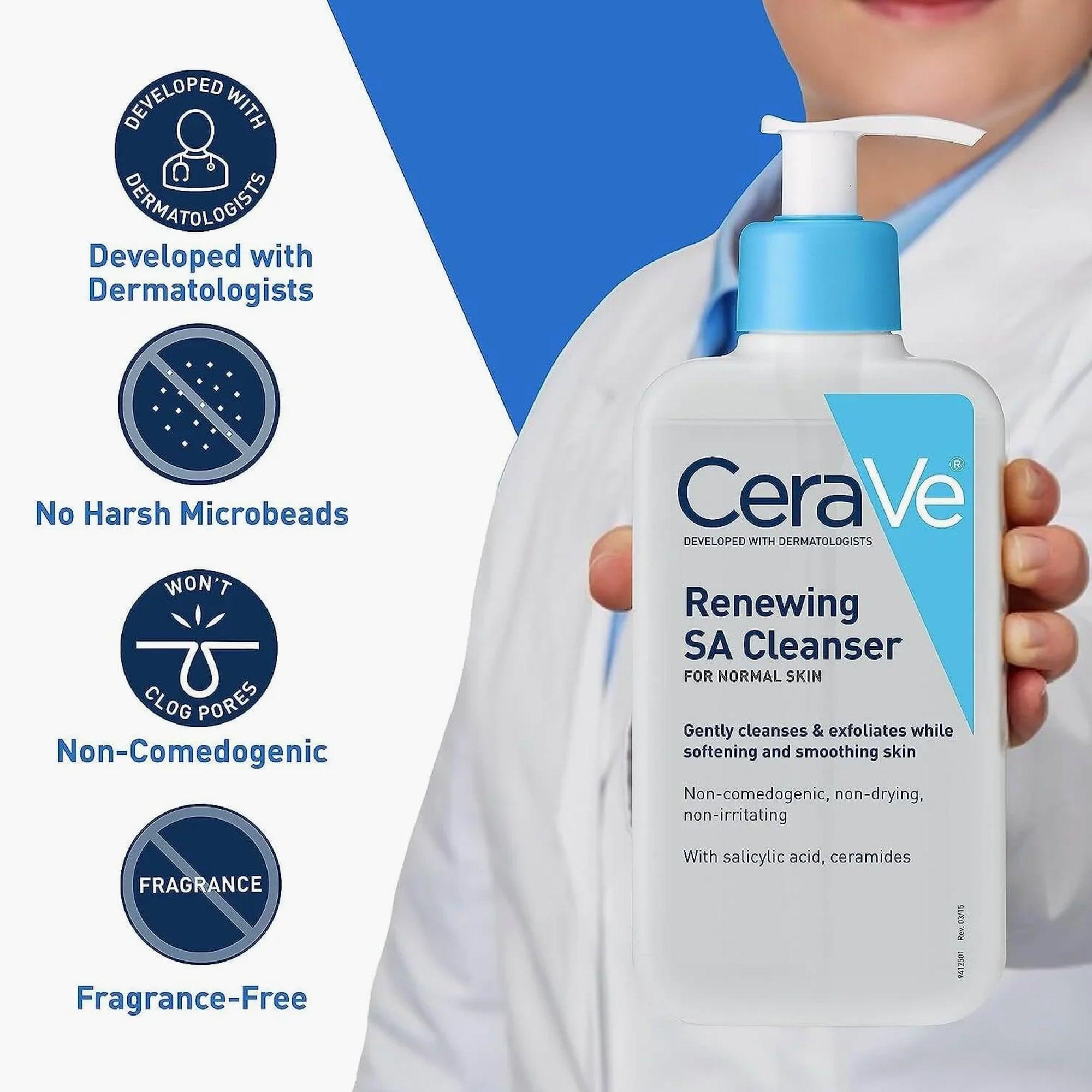 CeraVe Renewing SA Cleanser For Normal Skin 237ml