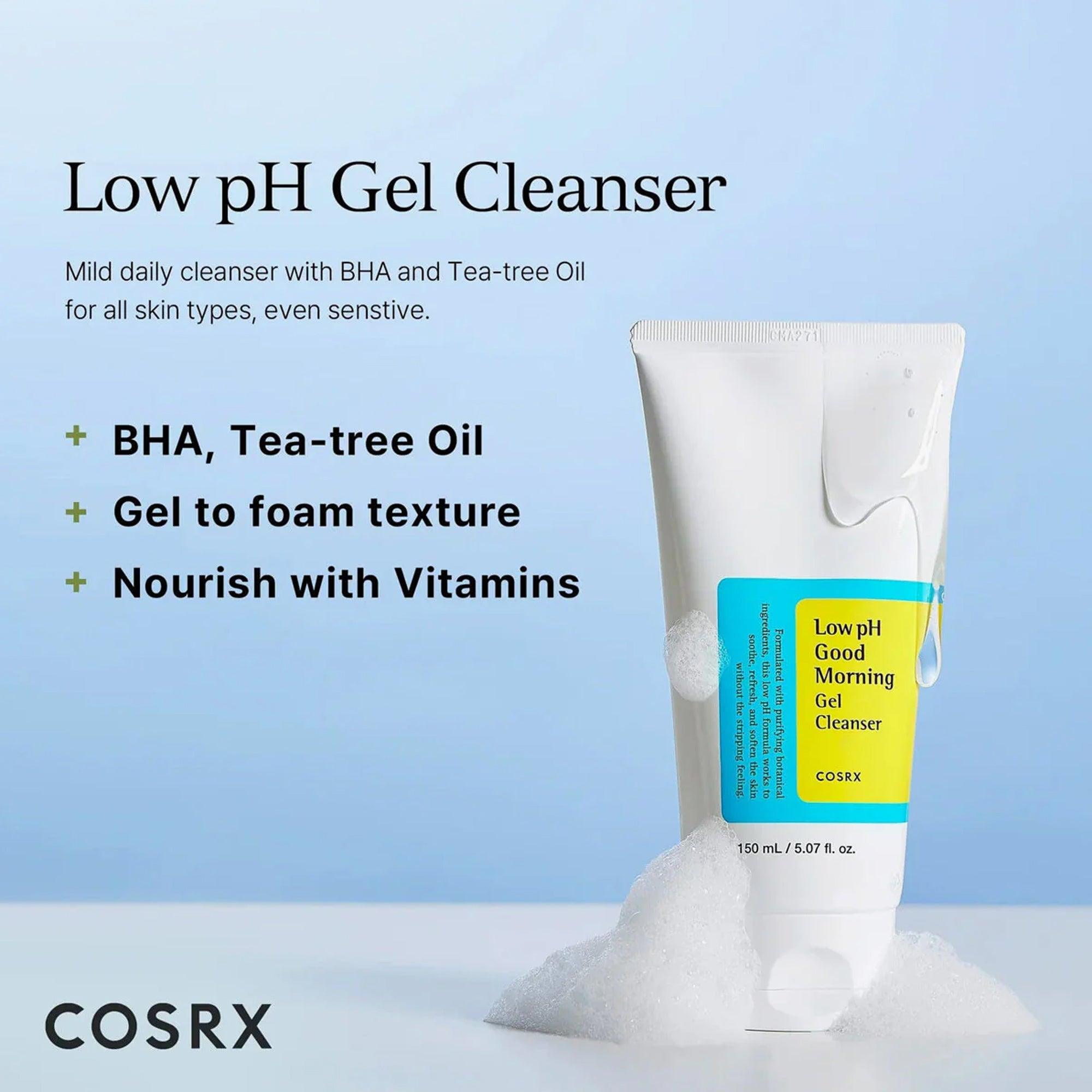 COSRX Low PH Good Morning Gel Cleanser 50ml