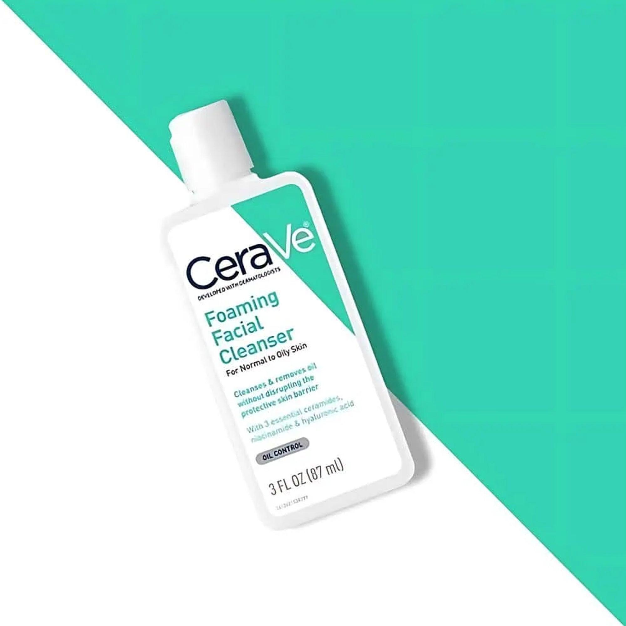 CeraVe Foaming Facial Cleanser For Normal To Oily Skin 87ml