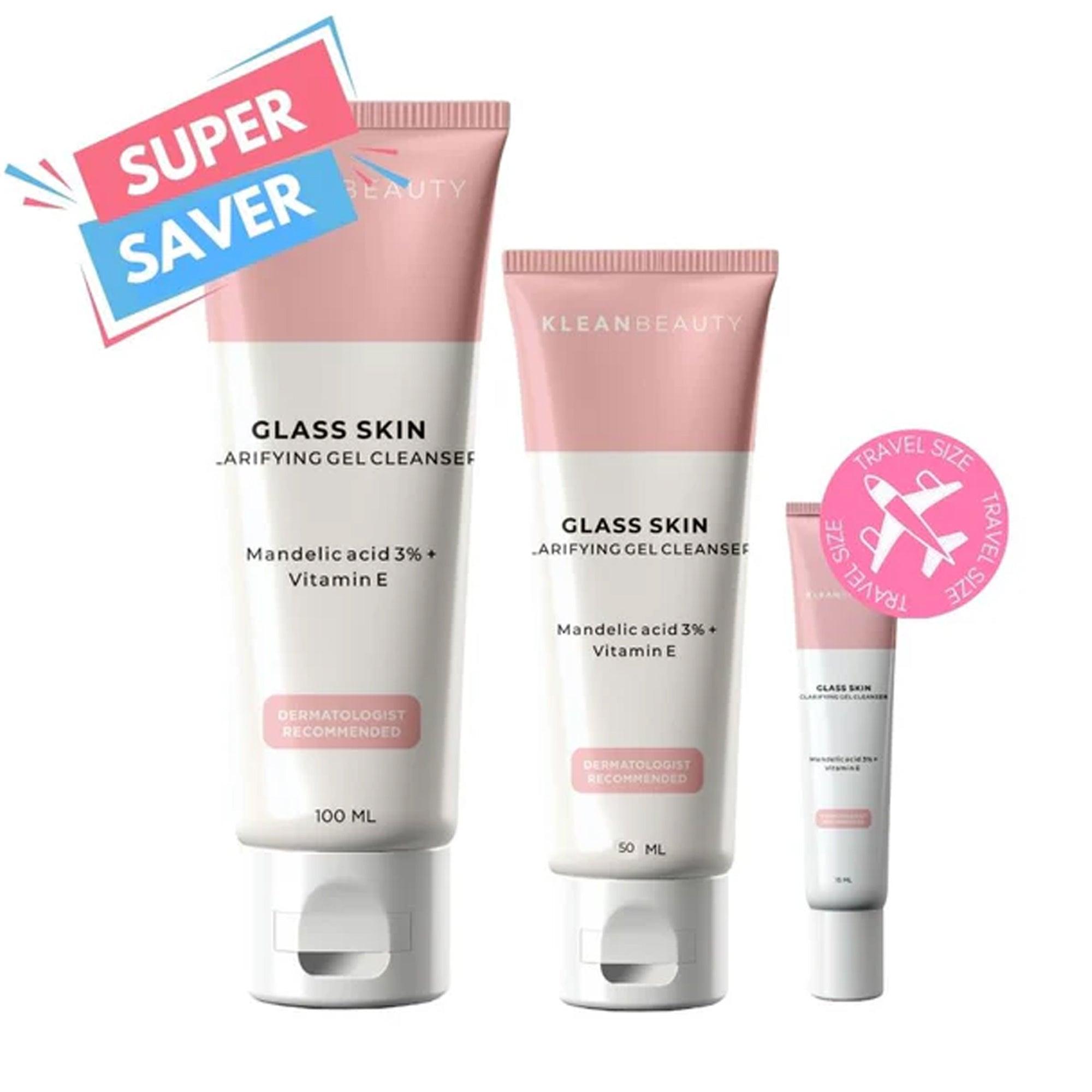 Klean Beauty Glass Skin Clarifying Gel Cleanser 15ml