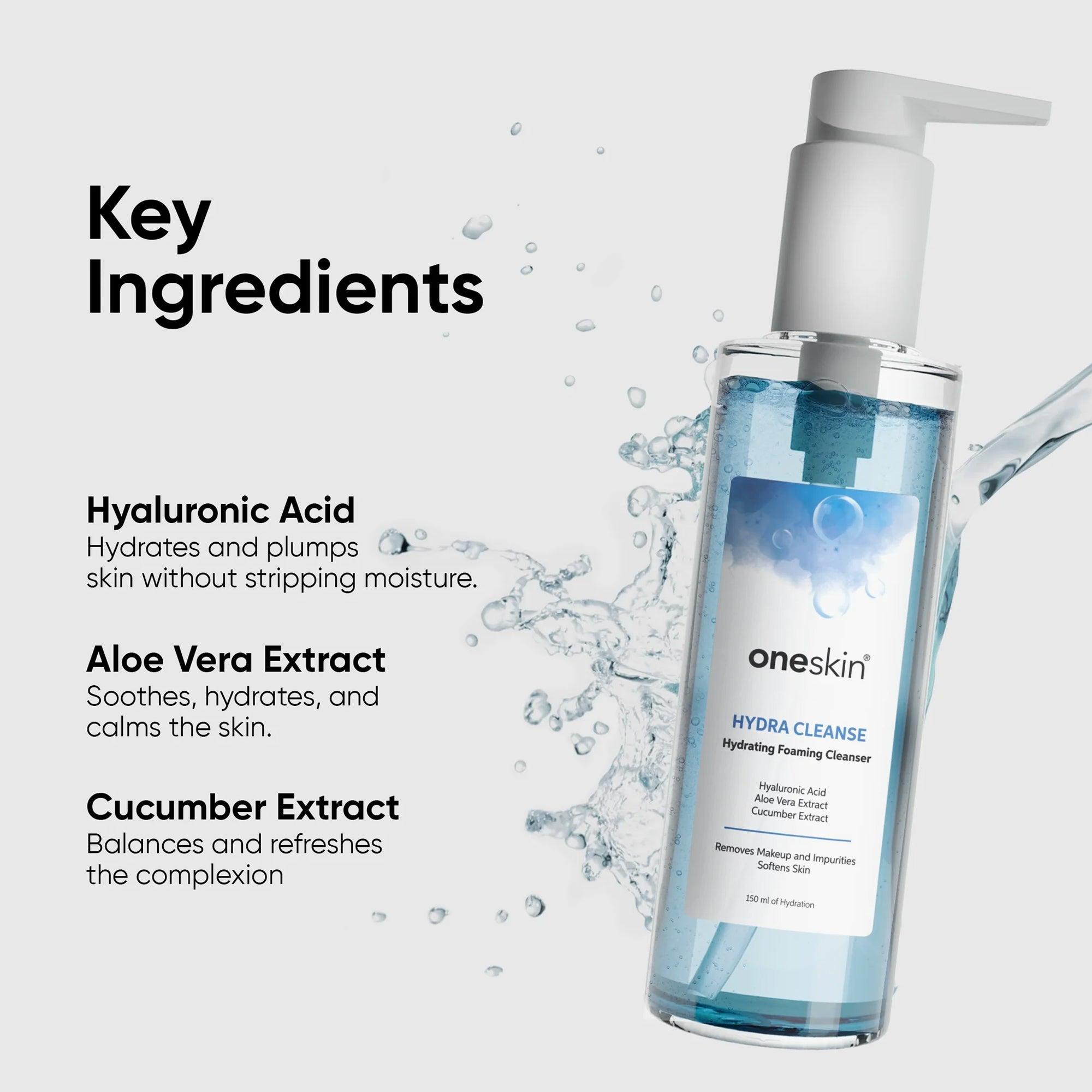 Oneskin Hydra Cleanse Hydrating Foaming Cleanser 150ml