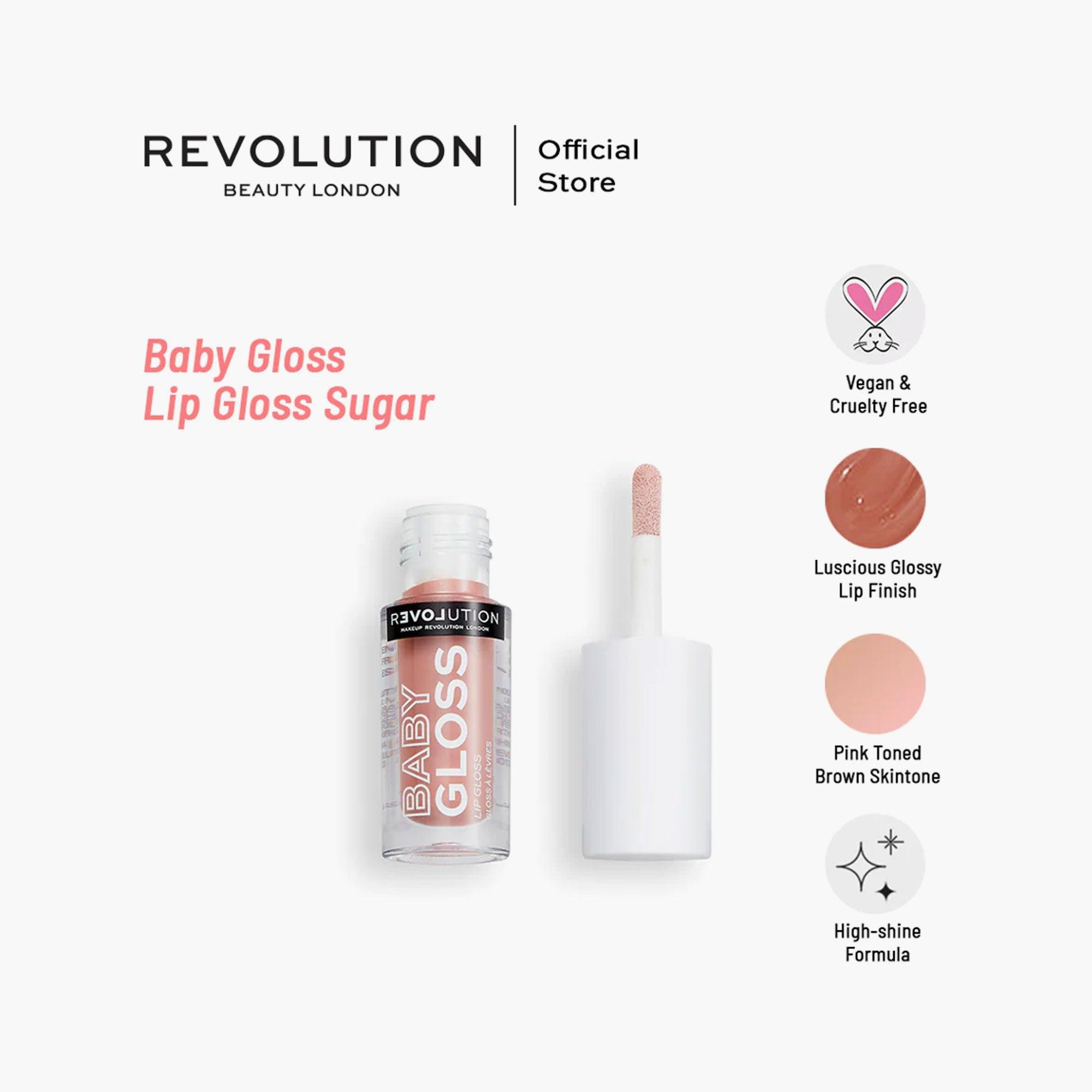 Revolution Relove Baby Gloss Lip Gloss Sugar 2.2ml