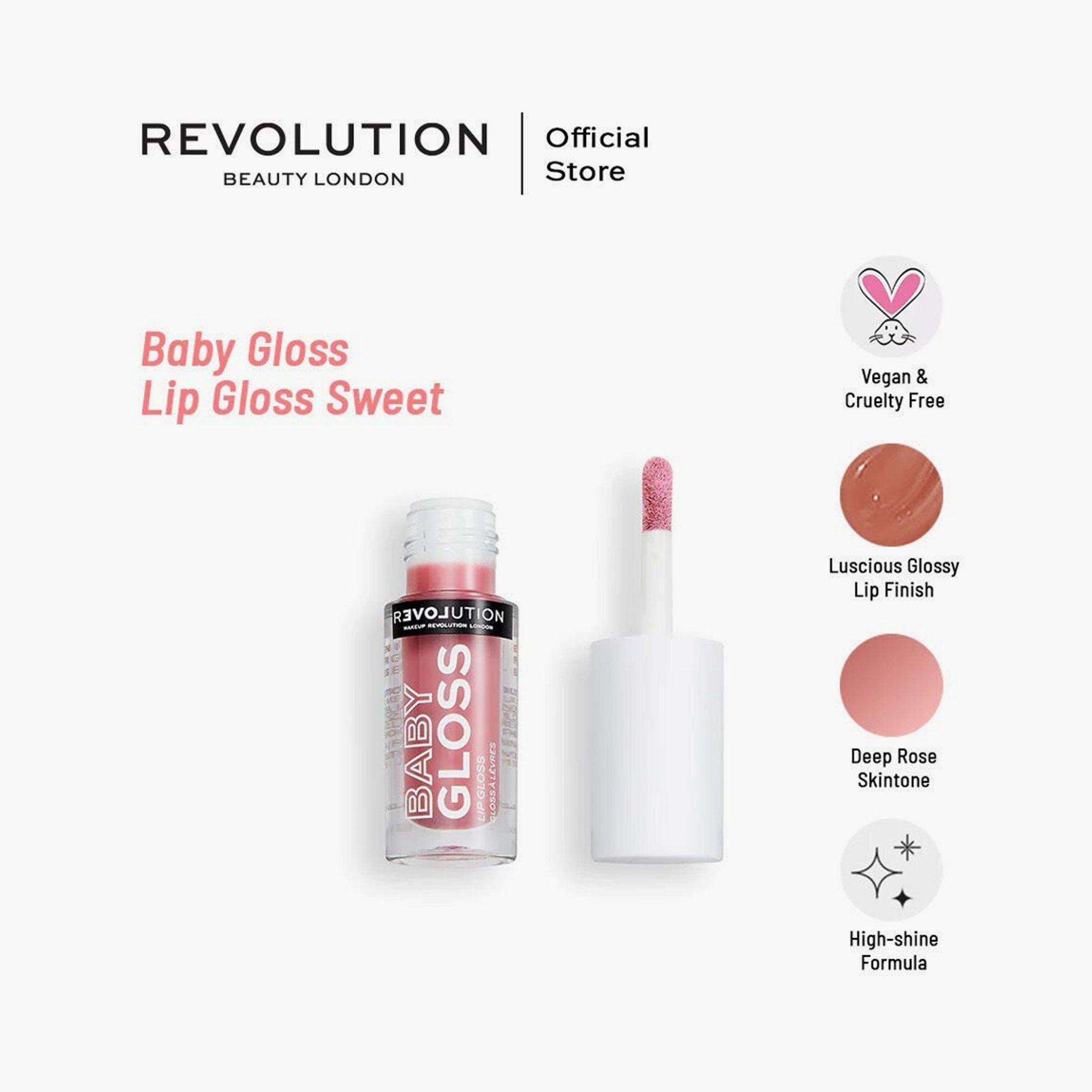 Revolution Relove Baby Gloss Lip Gloss Sweet 2.2ml