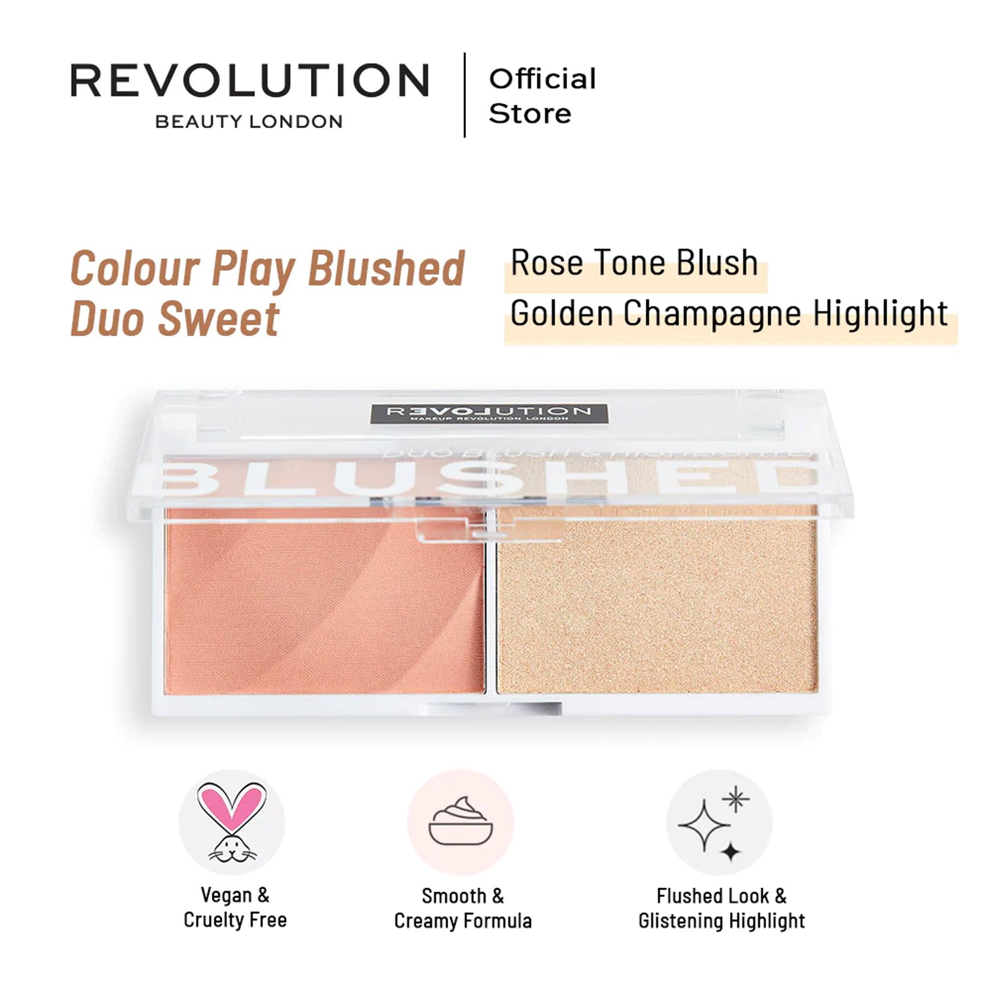 Revolution Relove Colour Play Blushed Duo Sweet 6gm