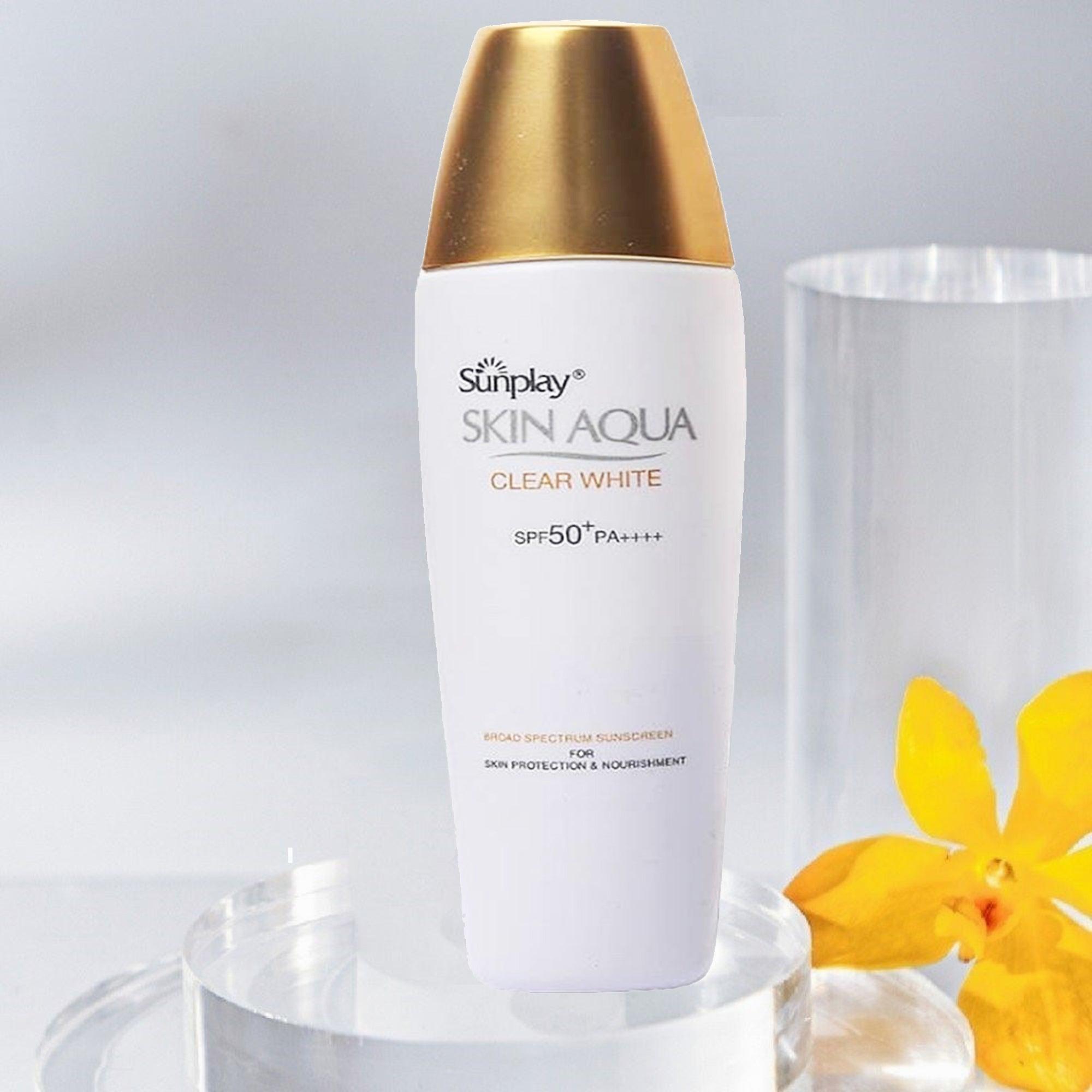 Sunplay Skin Aqua Clear White Sunscreen SPF50+ PA+++ 25gm