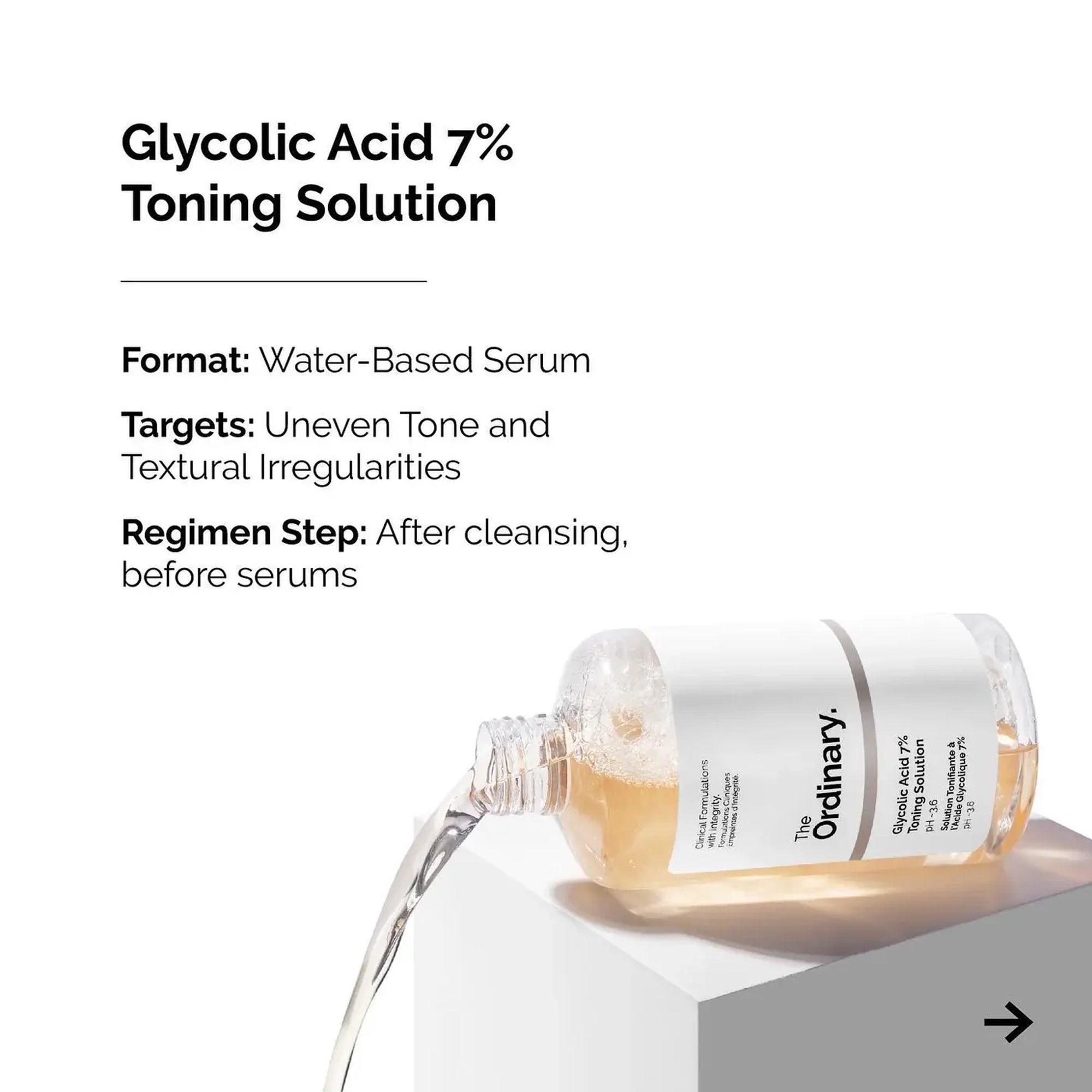 The Ordinary Glycolic Acid 7% Toning Solution 240ml